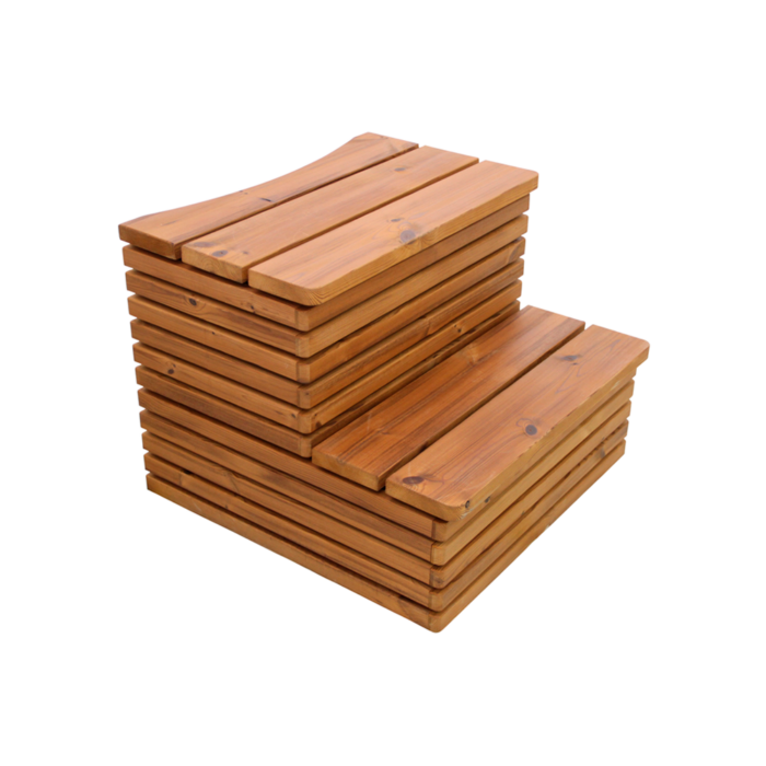 Trappe delux kriami Thermowood