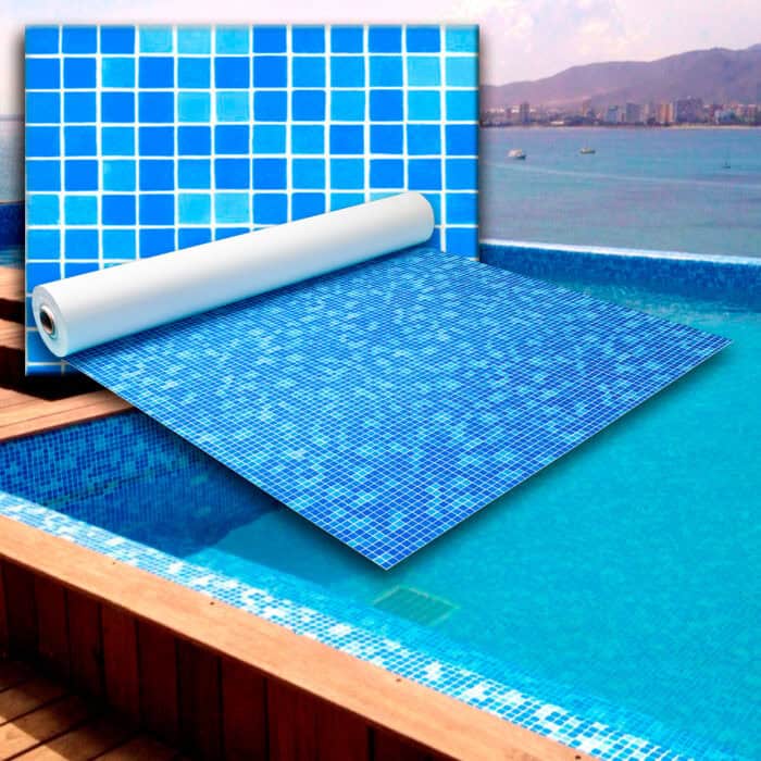 Folie til swimmingpool Bysance Blue fra Renolit Alkorplan