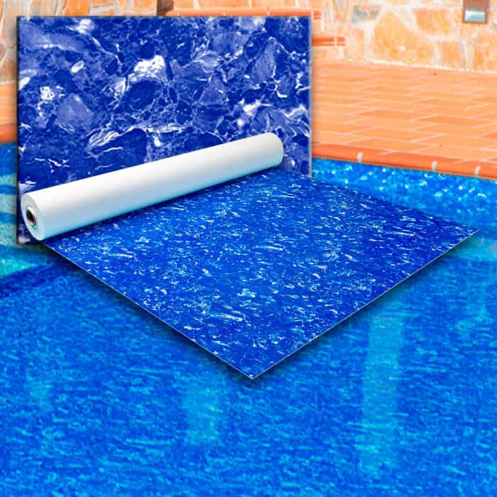 Marble folie til swimmingpool fra Alkorplan