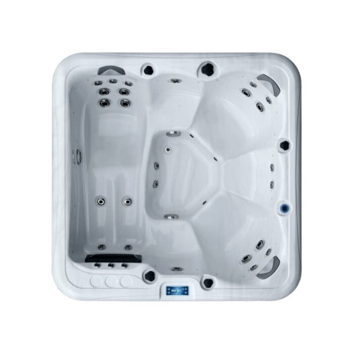 Storm spa set fra oven - North Sea spas